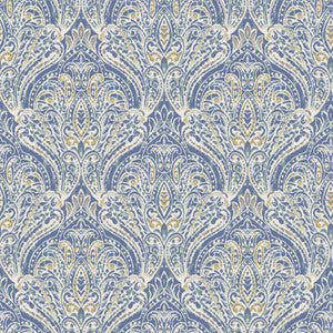 Marrakech Damask Cornflower by RM CoCo Fabric