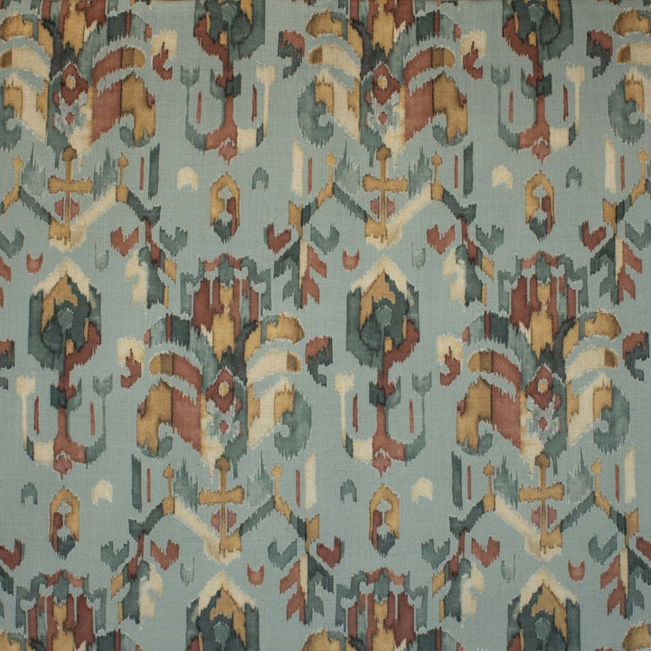 Mumbai Ikat Mineral by RM CoCo Fabric Painter's Palette Cerulean Blue to Viridian Green 100% Cotton See Sample 50000 Horizontal: 14 and Vertical: 27.25 57 - Fabric Carolina -