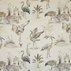 Dancing Cranes Bluestone by RM CoCo Fabric