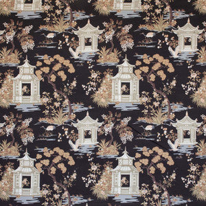 Imperial Summer Black Walnut by RM CoCo Fabric