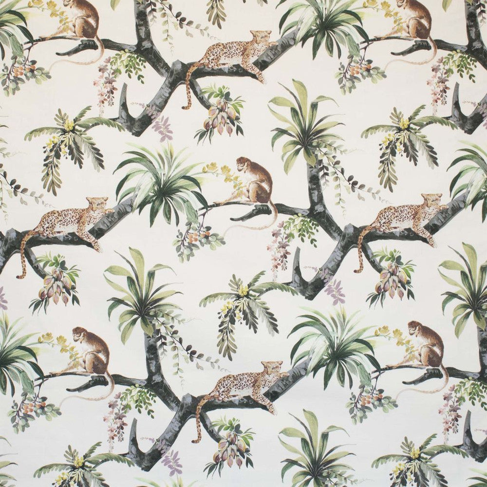 Lazy Leopard Sandstone by RM CoCo Fabric Painter's Palette Titanium White To Lamp Black 100% Cotton See Sample 0 Horizontal: 26.75 and Vertical: 25.5 54 - Fabric Carolina -