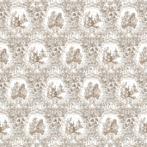 Les Singes Musiciens Travertine by RM CoCo Fabric