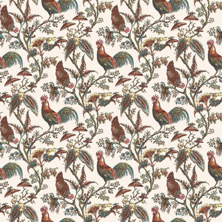 Le Hameau Document by RM CoCo Fabric Painter's Palette Titanium White To Lamp Black See Sample 0 Horizontal: 27 and Vertical: 27 0 - Fabric Carolina -