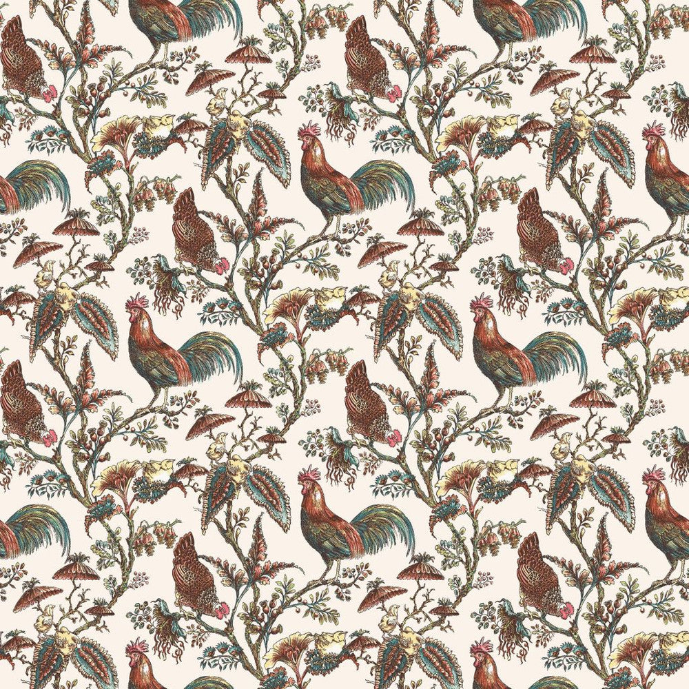 Le Hameau Document by RM CoCo Fabric Painter's Palette Titanium White To Lamp Black See Sample 0 Horizontal: 27 and Vertical: 27 0 - Fabric Carolina -