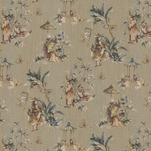 Ming Garden Granola by RM CoCo Fabric