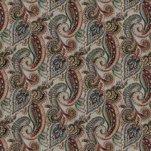 Majorca Paisley Spice Road by RM CoCo Fabric