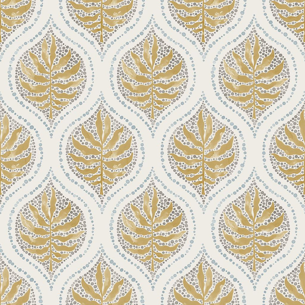Modern Botanical Golden Haze by RM CoCo Fabric Painter's Palette Titanium White To Lamp Black 100% Cotton See Sample 30000 Horizontal: 9 and Vertical: 13 54 - Fabric Carolina -