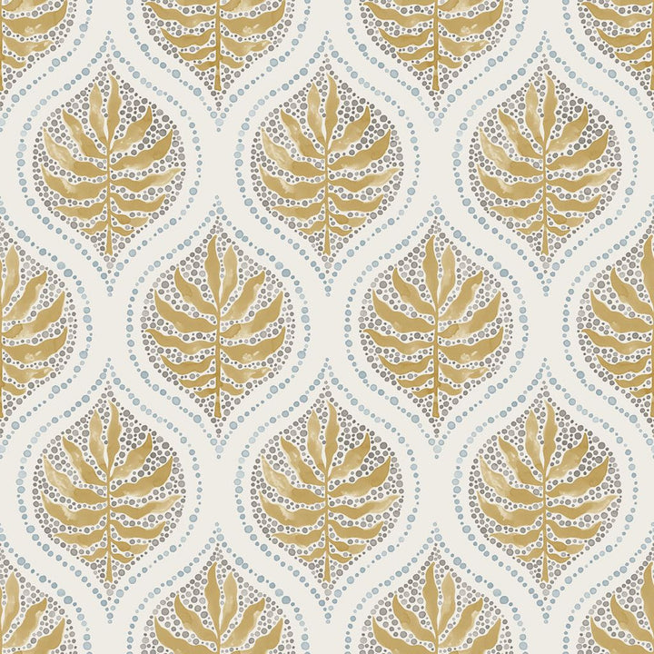 Modern Botanical Golden Haze by RM CoCo Fabric Painter's Palette Titanium White To Lamp Black 100% Cotton See Sample 30000 Horizontal: 9 and Vertical: 13 54 - Fabric Carolina -
