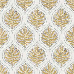 Modern Botanical Golden Haze by RM CoCo Fabric