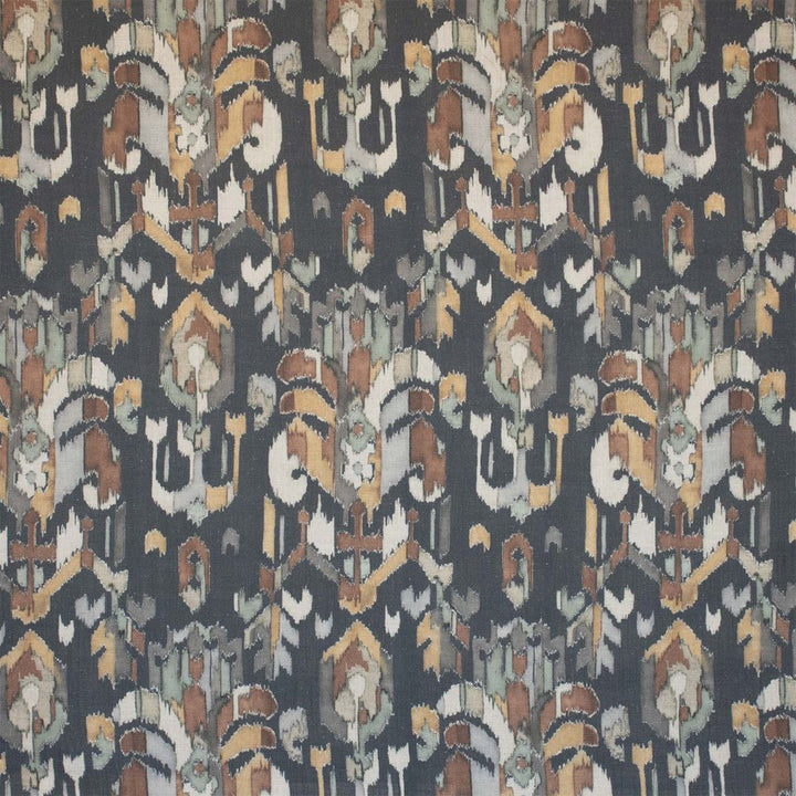 Mumbai Ikat Ember by RM CoCo Fabric Painter's Palette Titanium White To Lamp Black 100% Cotton See Sample 50000 Horizontal: 14 and Vertical: 27.25 57 - Fabric Carolina -