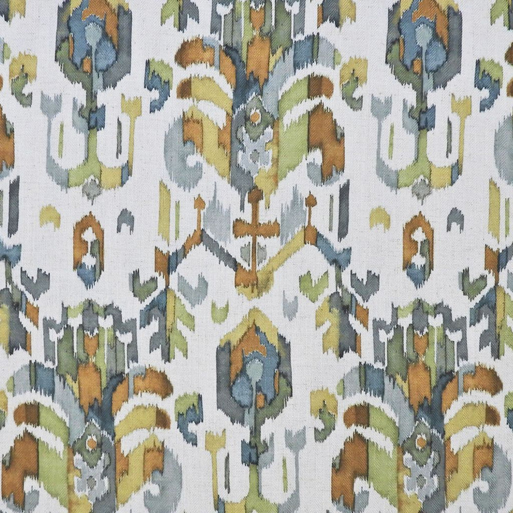 Mumbai Ikat Frosted Amber by RM CoCo Fabric Painter's Palette Titanium White To Lamp Black 100% Cotton See Sample 50000 Horizontal: 14 and Vertical: 27.25 57 - Fabric Carolina -