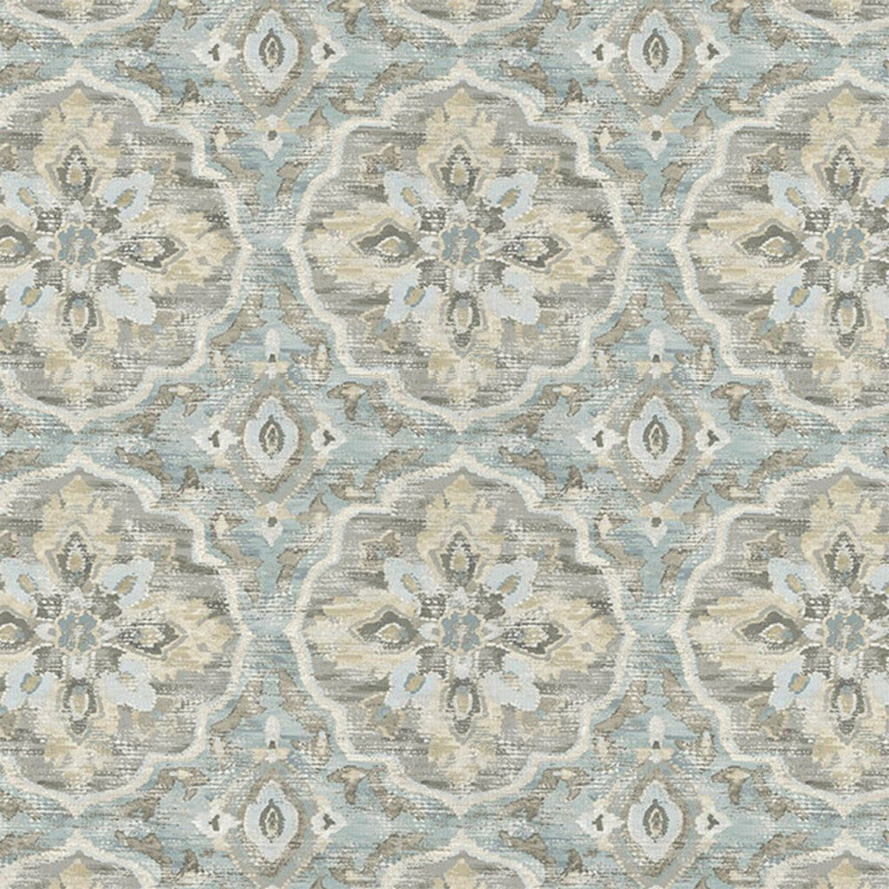 Reflection Blue Steel by RM CoCo Fabric Painter's Palette Titanium White To Lamp Black 67% Viscose 33% Linen See Sample 15000 Horizontal: 13.5 and Vertical: 13.5 54 - Fabric Carolina -