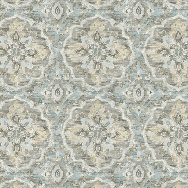 Reflection Blue Steel by RM CoCo Fabric Painter's Palette Titanium White To Lamp Black 67% Viscose 33% Linen See Sample 15000 Horizontal: 13.5 and Vertical: 13.5 54 - Fabric Carolina -