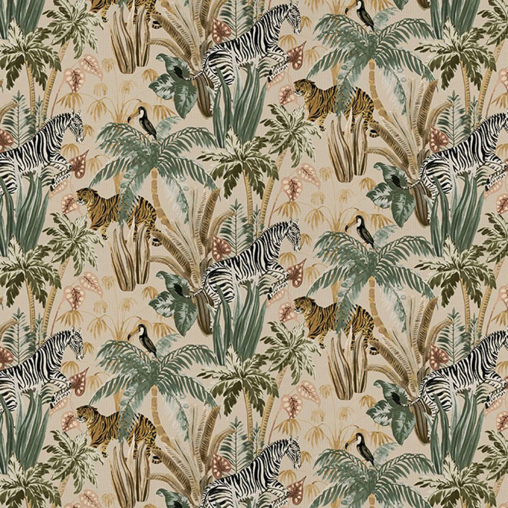 Animal Kingdom Golden Oak by RM CoCo Fabric Painter's Palette Titanium White To Lamp Black 100% Cotton See Sample 30000 Horizontal: 13.5 and Vertical: 13.5 54 - Fabric Carolina -