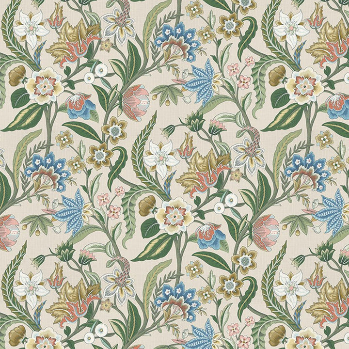 Belle Vue Spice Road by RM CoCo Fabric Painter's Palette Titanium White To Lamp Black 100% Cotton See Sample 30000 Horizontal: 13.5 and Vertical: 27 54 - Fabric Carolina -