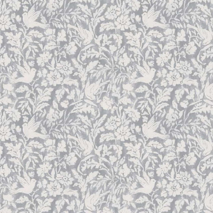 Birdwatcher Blue Mist by RM CoCo Fabric Painter's Palette Titanium White To Lamp Black 100% Cotton See Sample 6000 Horizontal: 13.5 and Vertical: 12.25 54 - Fabric Carolina -