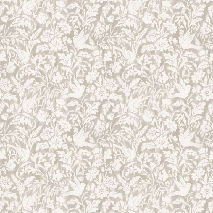 Birdwatcher Flax by RM CoCo Fabric Painter's Palette Titanium White To Lamp Black 100% Cotton See Sample 6000 Horizontal: 13.5 and Vertical: 12.25 54 - Fabric Carolina -