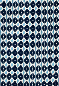 Sarong Indigo 173402 by Schumacher Fabric