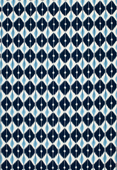 Sarong Indigo 173402 by Schumacher Fabric Plein-Air 100% Polyacrylic - Horizontal: 5.625 and Vertical: 7.5 54 - Fabric Carolina -