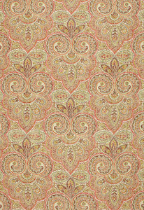 Kashan Paisley Gemstone 173450 by Schumacher Fabric