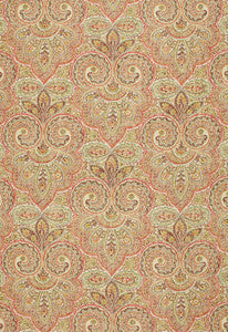 Kashan Paisley Gemstone 173450 by Schumacher Fabric