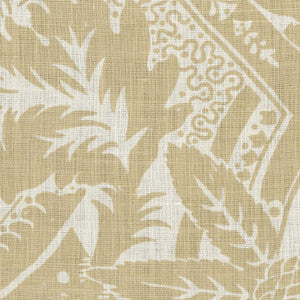 Zacara Flax 173461 by Schumacher Fabric