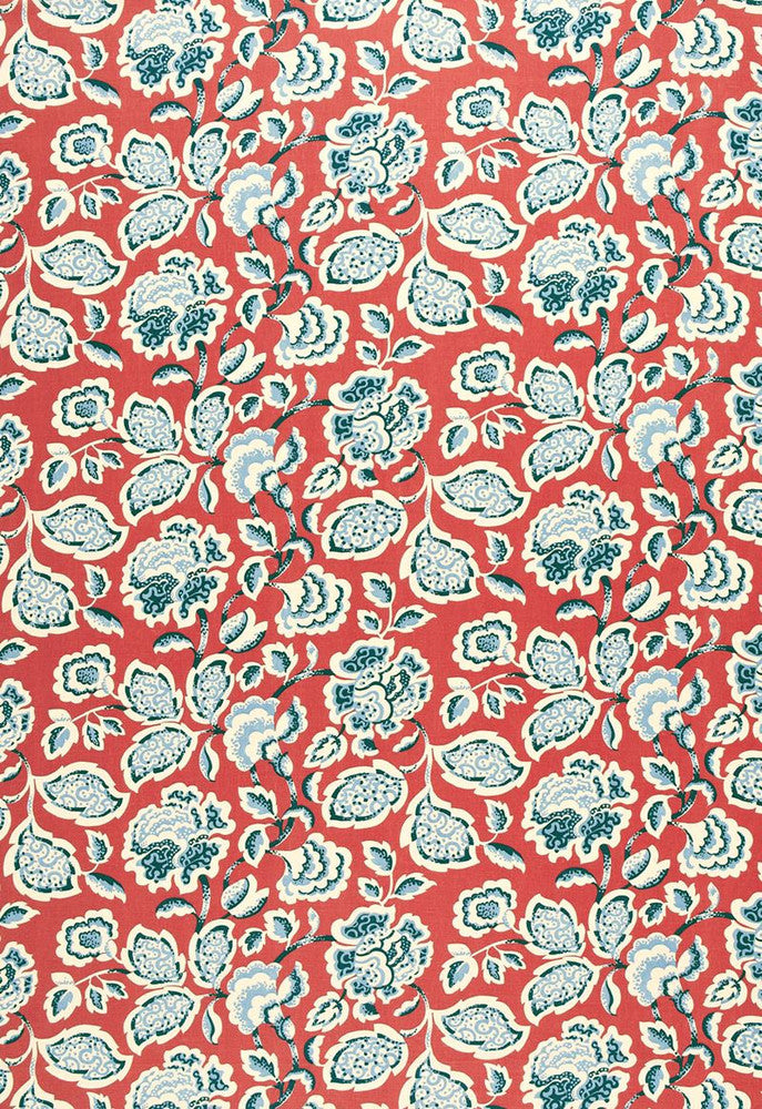 Deco Flower Berry 173700 by Schumacher Fabric Exuberant-Prints 100% Linen - Horizontal: 27 and Vertical: 18 54 - Fabric Carolina -