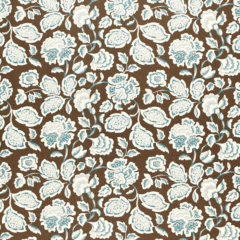 Deco Flower Cocoa 173703 by Schumacher Fabric CLASSIC PRINTS See Sample CZECH REPUBLIC . </p><p>Repeat: Horizontal: 27" (69CM) and Vertical: 18" (46CM) 54" WIDE (137CM) - Fabric Carolina -