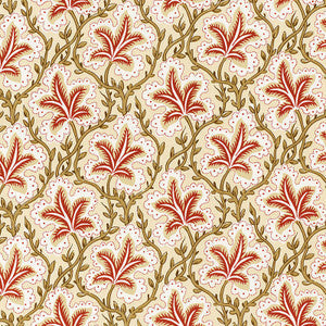 Opio Leaf Rosewood 173750 by Schumacher Fabric