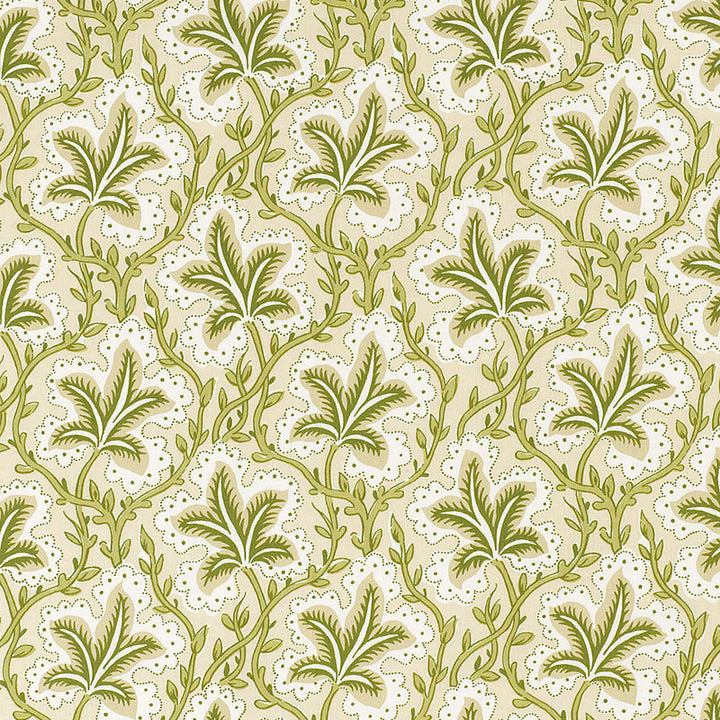 Opio Leaf Linden 173754 by Schumacher Fabric MATTHEW PATRICK SMYTH See Sample FRANCE . </p><p>Repeat: Horizontal: 9" (23CM) and Vertical: 8 3/4" (22CM) 54" WIDE (137CM) - Fabric Carolina -