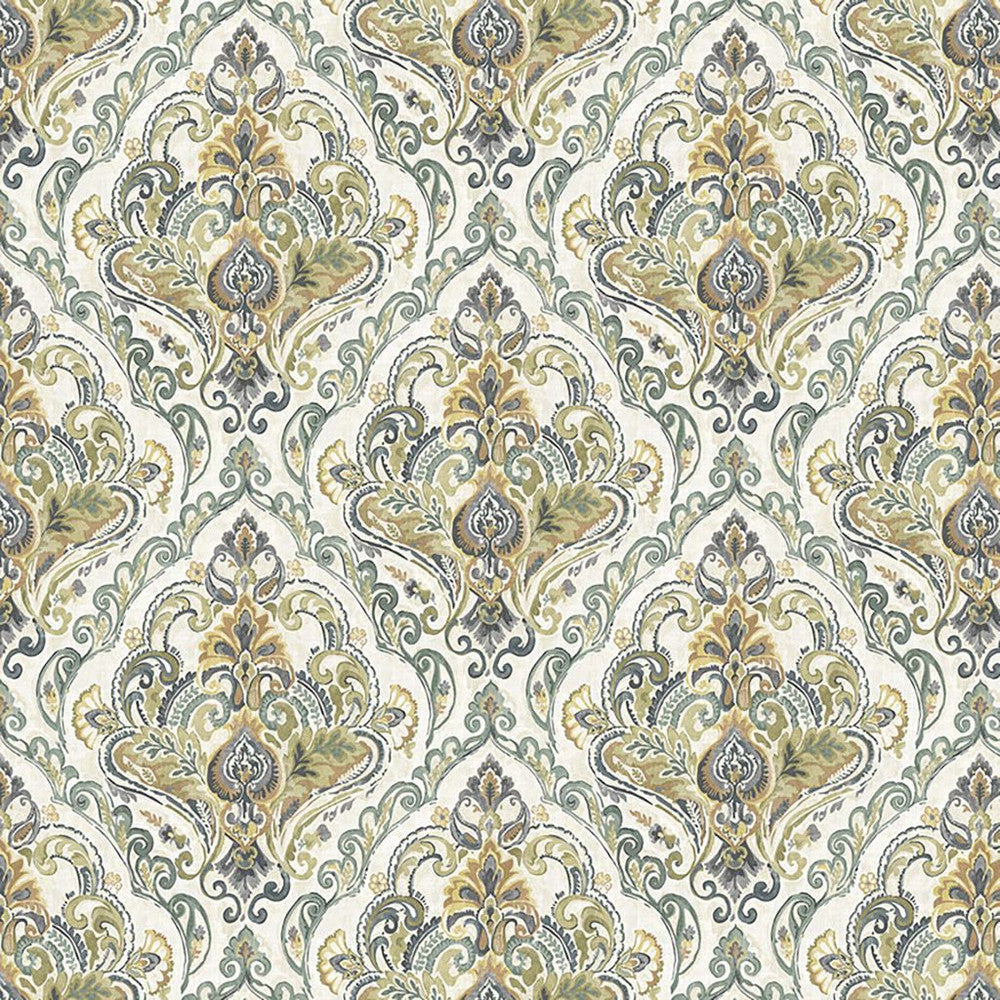 Tippington Manor Burnished Metal by RM CoCo Fabric Suitemates 100% Polyester See Sample 0 Horizontal: 27.5 and Vertical: 27.5 55 - Fabric Carolina -