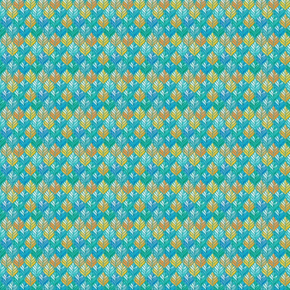 Caribe Frond Paradise by RM CoCo Fabric Suitemates 100% Polyester See Sample 0 Horizontal: 6.88 and Vertical: 6.88 55 - Fabric Carolina -