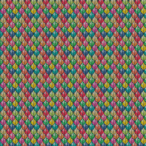 Caribe Frond Fireworks by RM CoCo Fabric