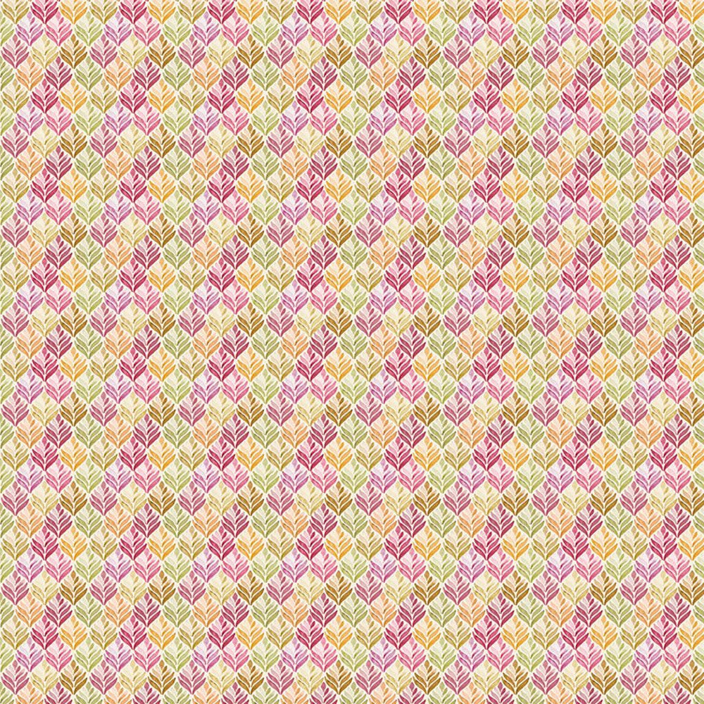 Caribe Frond Heather by RM CoCo Fabric Suitemates 100% Polyester See Sample 0 Horizontal: 6.88 and Vertical: 6.88 55 - Fabric Carolina -