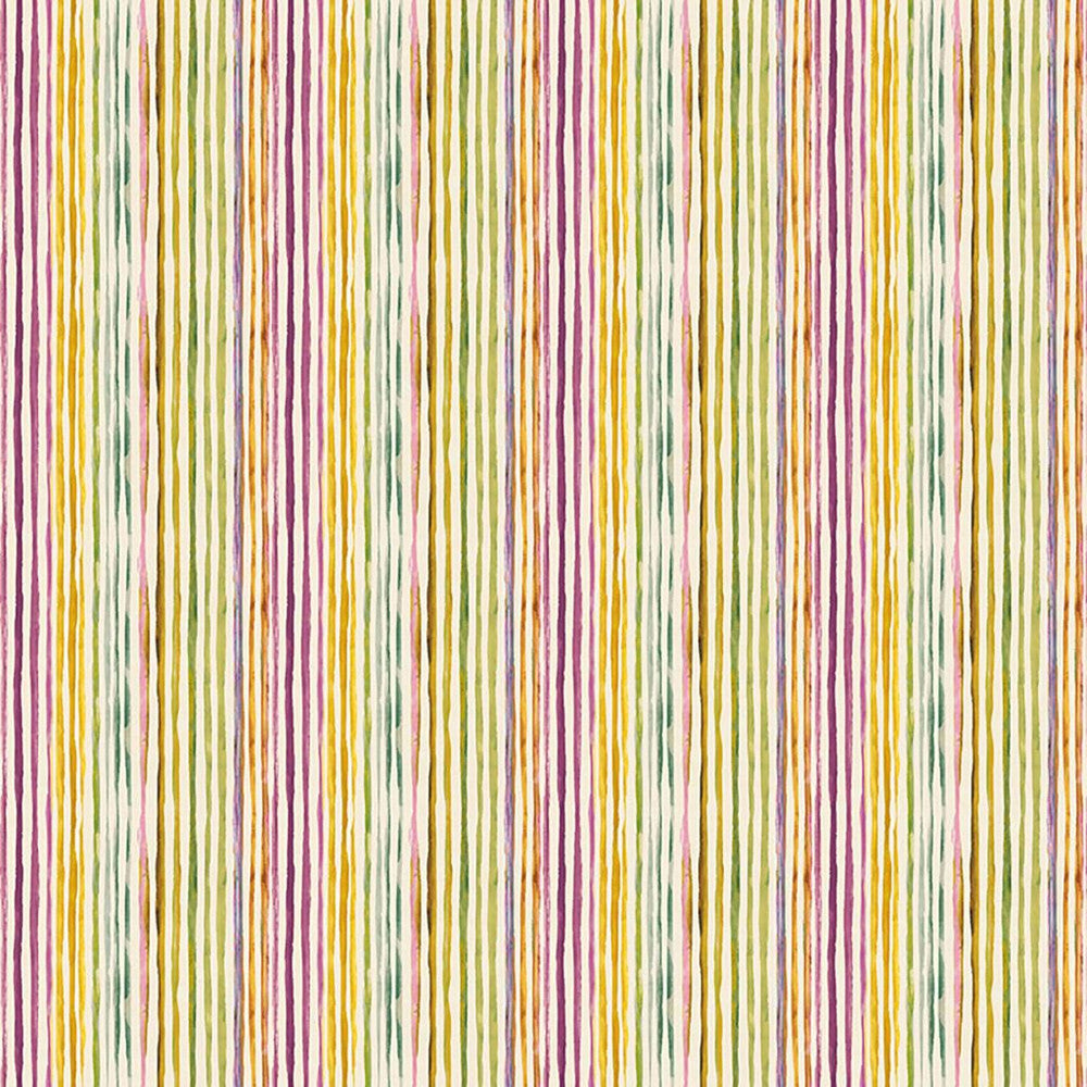 Caribe Stripe Heather by RM CoCo Fabric Suitemates 100% Polyester See Sample 0 Horizontal: 13.72 and Vertical: 0 55 - Fabric Carolina -