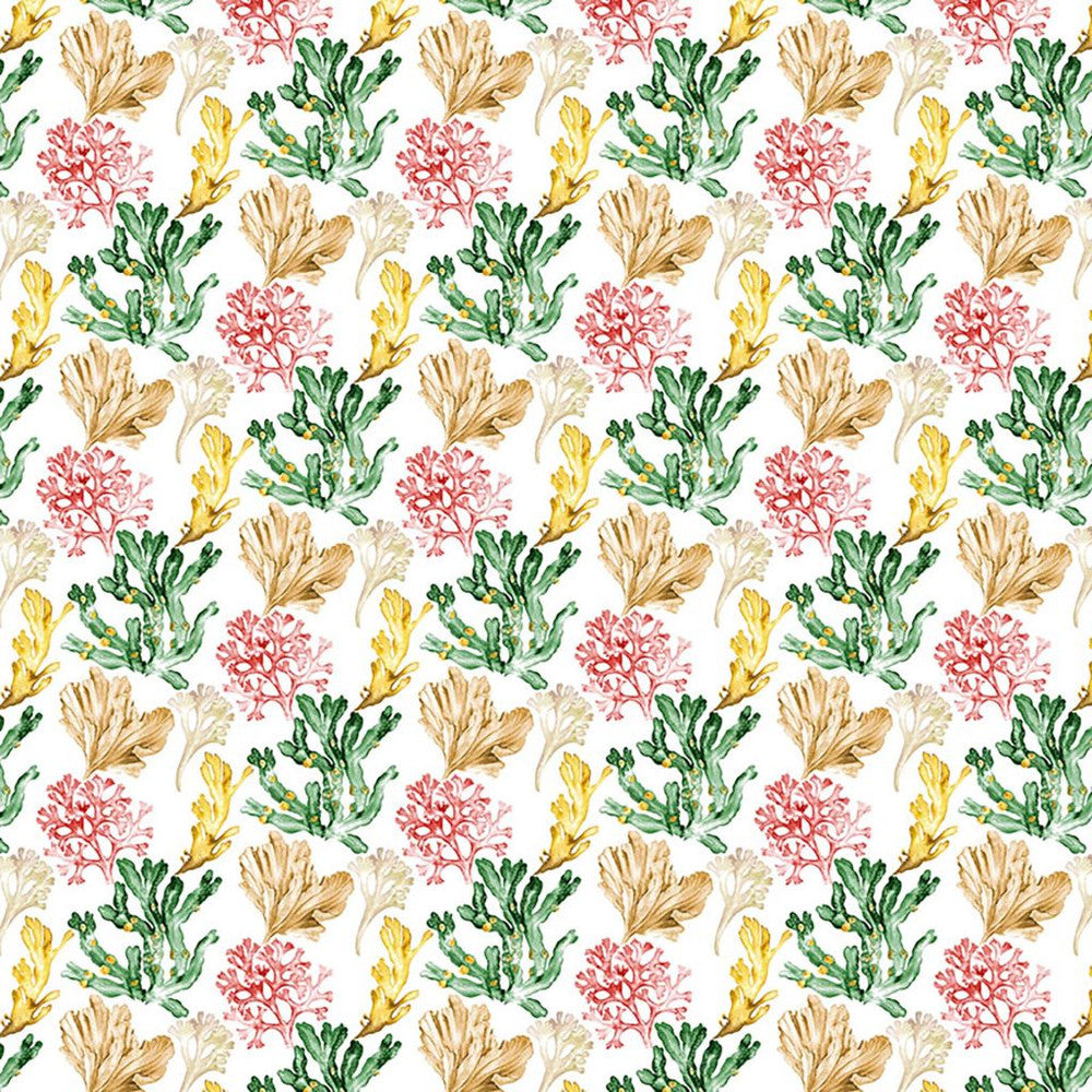Coral Cay Coral Reef by RM CoCo Fabric Suitemates 100% Polyester See Sample 0 Horizontal: 16.53 and Vertical: 18.11 55 - Fabric Carolina -