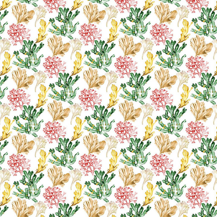 Coral Cay Coral Reef by RM CoCo Fabric Suitemates 100% Polyester See Sample 0 Horizontal: 16.53 and Vertical: 18.11 55 - Fabric Carolina -