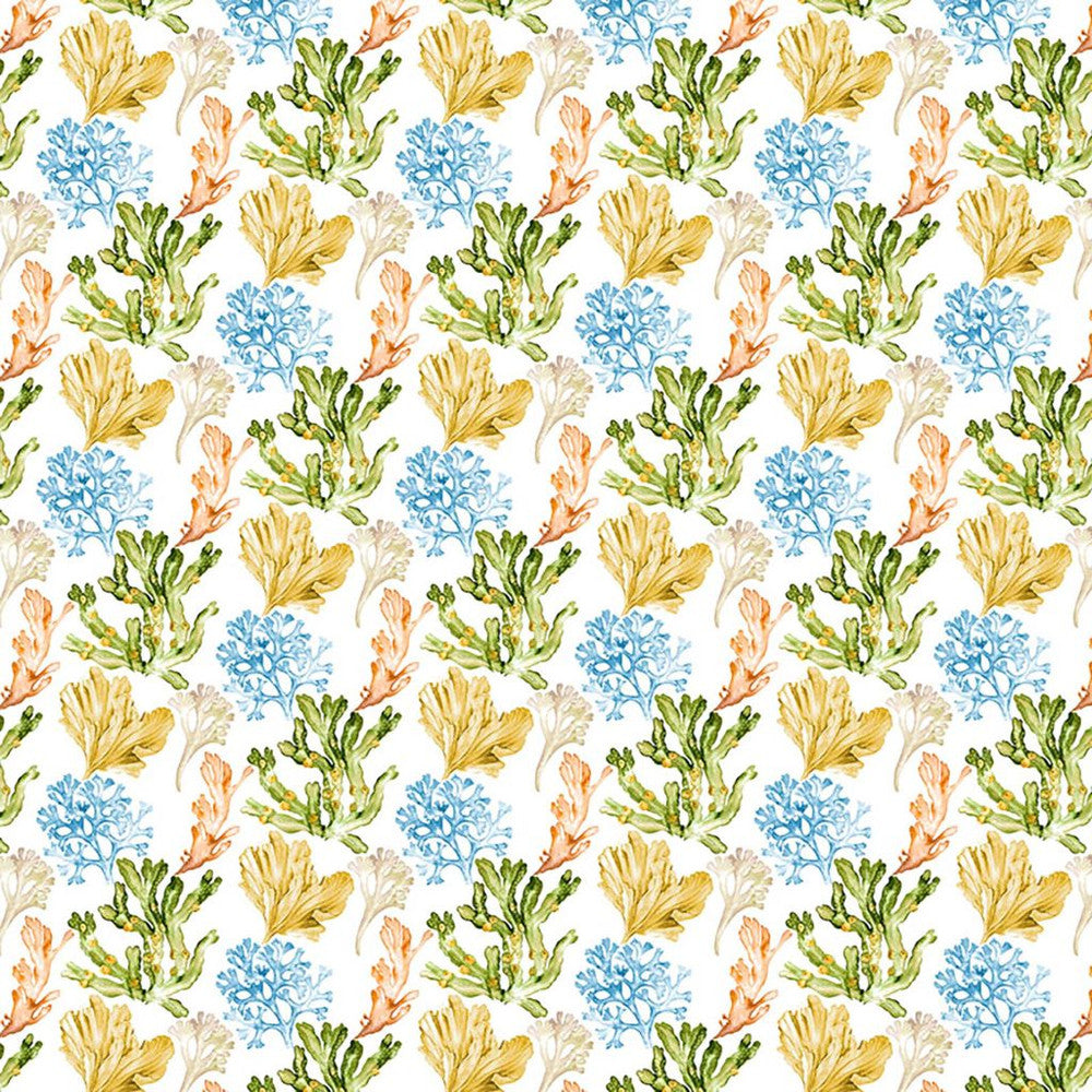 Coral Cay Grotto by RM CoCo Fabric Suitemates 100% Polyester See Sample 0 Horizontal: 16.53 and Vertical: 18.11 55 - Fabric Carolina -