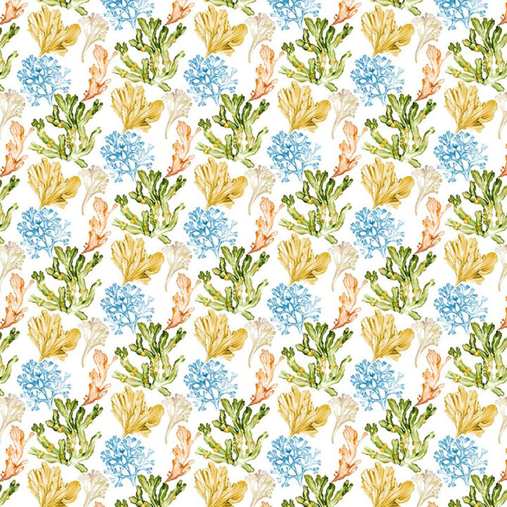 Coral Cay Grotto by RM CoCo Fabric Suitemates 100% Polyester See Sample 0 Horizontal: 16.53 and Vertical: 18.11 55 - Fabric Carolina -