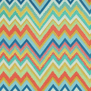 Garden Chevron Spring by RM CoCo Fabric