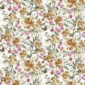 Kew Garden Peony by RM CoCo Fabric