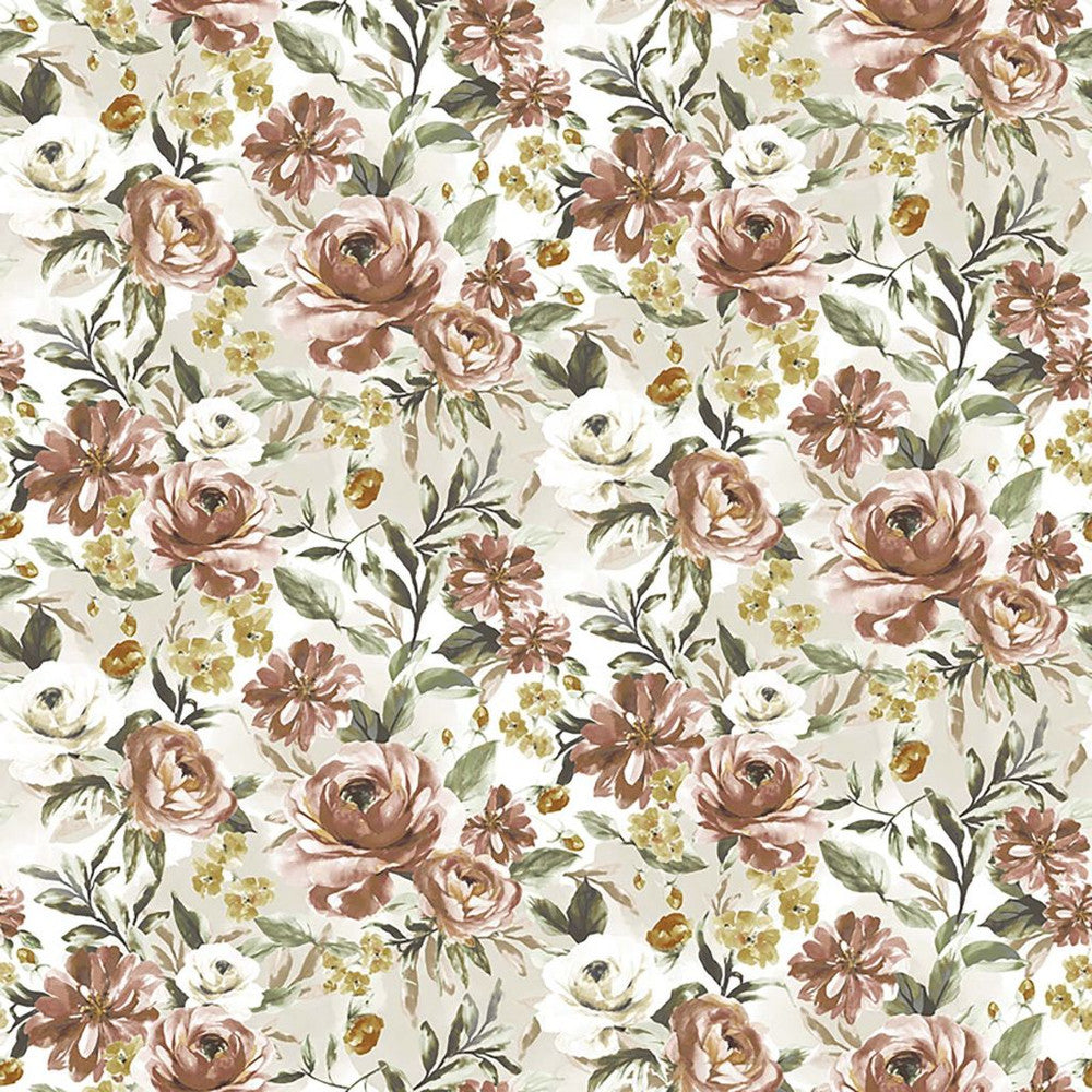 Kew Garden Sandalwood by RM CoCo Fabric Suitemates 100% Polyester See Sample 0 Horizontal: 23.5 and Vertical: 55 55 - Fabric Carolina -