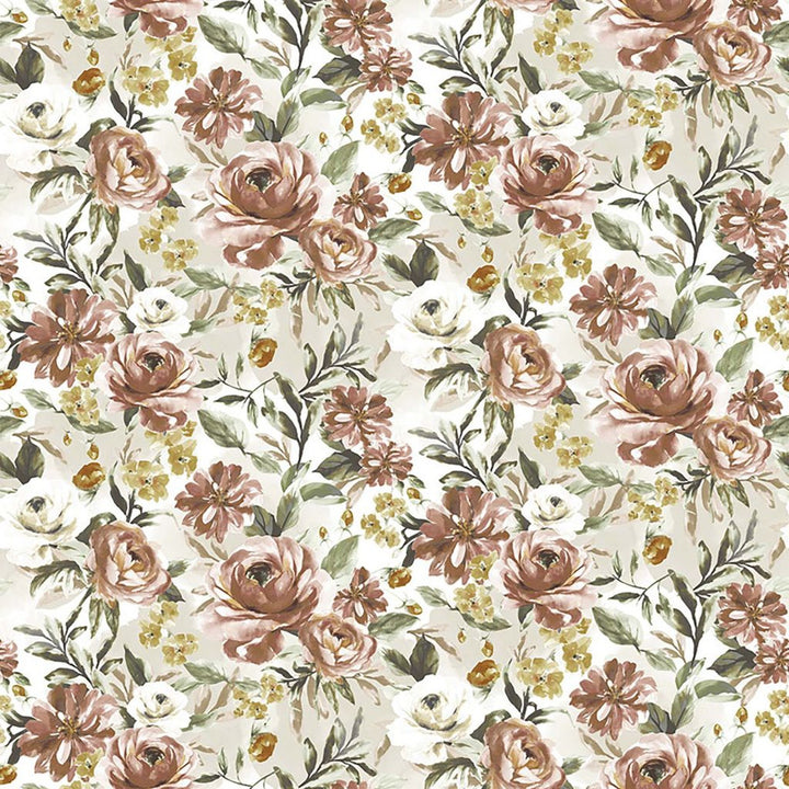 Kew Garden Sandalwood by RM CoCo Fabric Suitemates 100% Polyester See Sample 0 Horizontal: 23.5 and Vertical: 55 55 - Fabric Carolina -