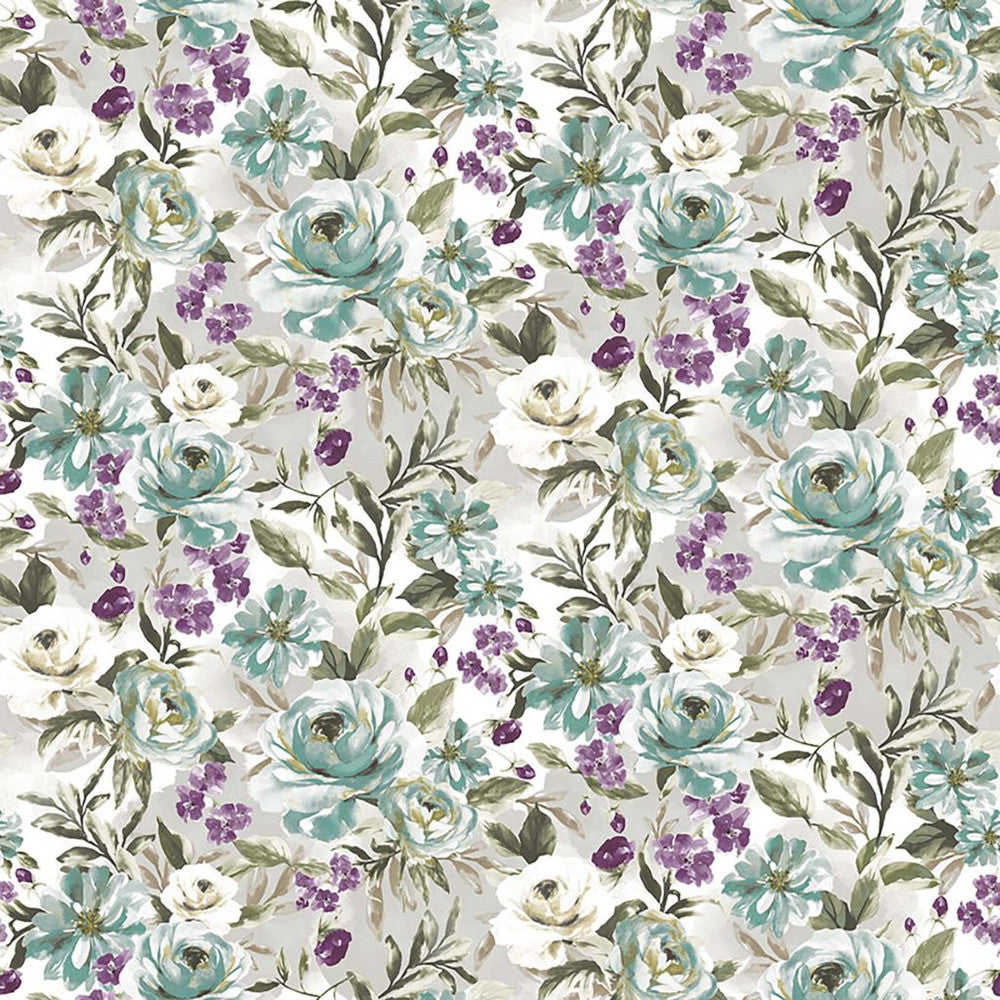 Kew Garden Wisteria by RM CoCo Fabric Suitemates 100% Polyester See Sample 0 Horizontal: 23.5 and Vertical: 55 55 - Fabric Carolina -