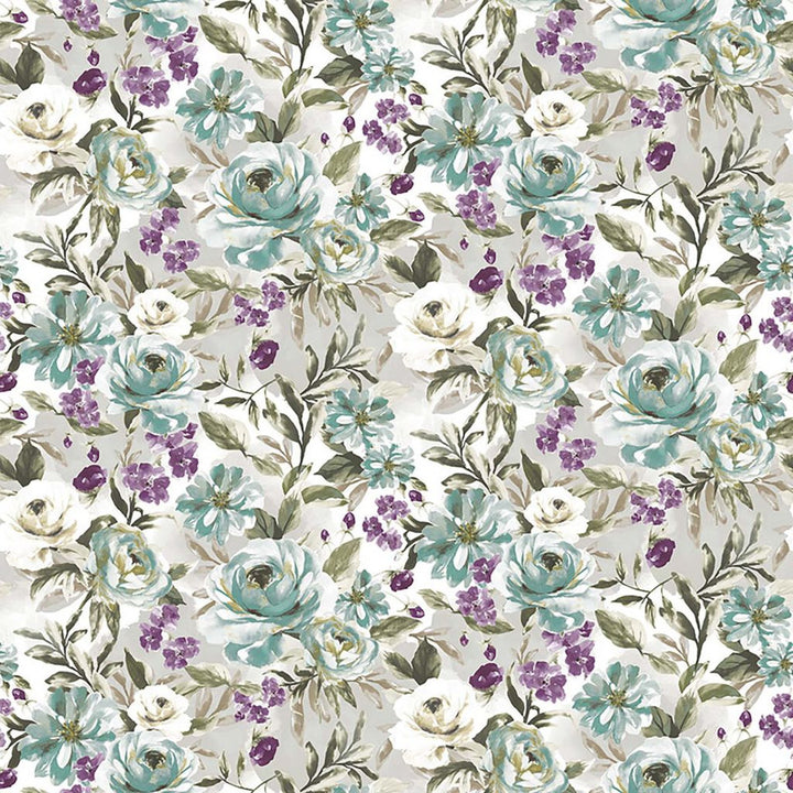 Kew Garden Wisteria by RM CoCo Fabric Suitemates 100% Polyester See Sample 0 Horizontal: 23.5 and Vertical: 55 55 - Fabric Carolina -
