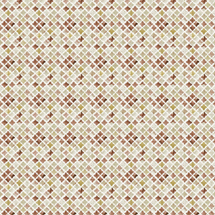 Kew Medallion Sandalwood by RM CoCo Fabric Suitemates 100% Polyester See Sample 0 Horizontal: 9.6 and Vertical: 7.87 55 - Fabric Carolina -