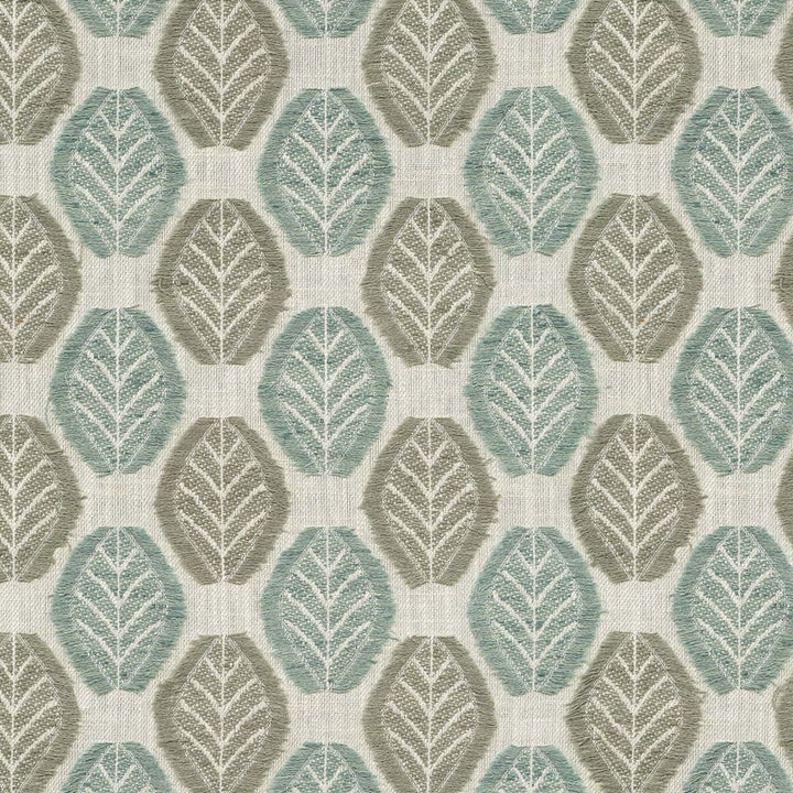 Lucky Leaf Glacier by RM CoCo Fabric Suitemates 57% Polyester 43% Cotton See Sample 30000 Horizontal: 3.38 and Vertical: 3.75 55 - Fabric Carolina -
