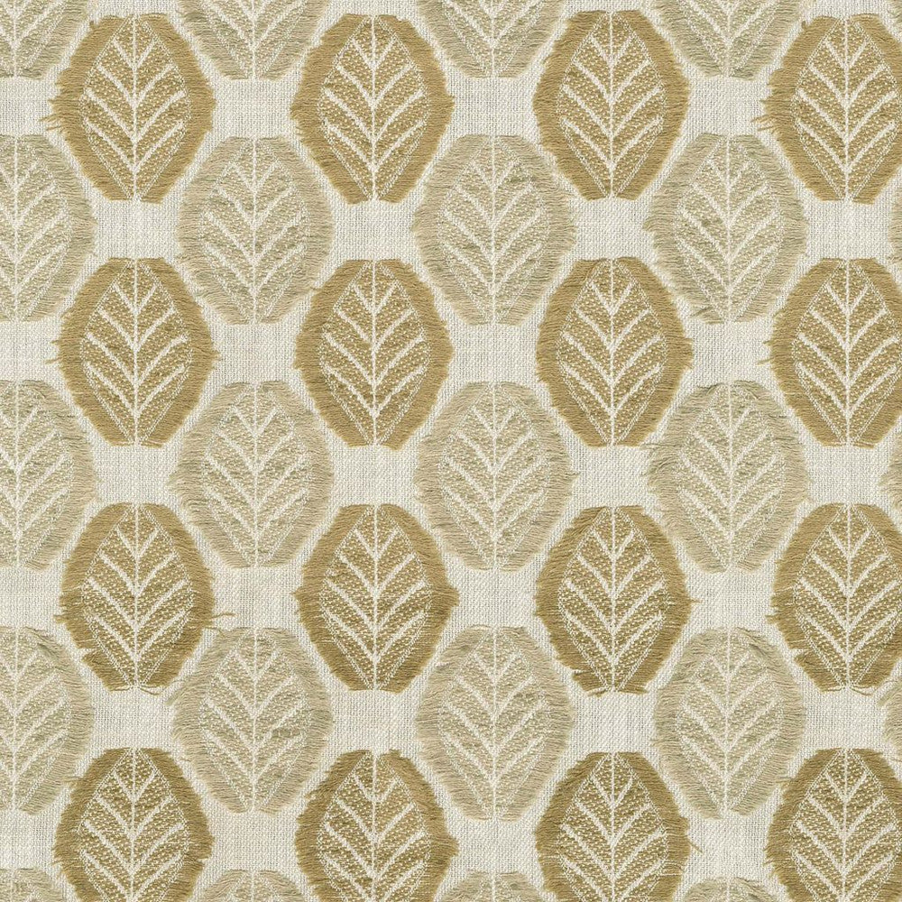 Lucky Leaf Sandalwood by RM CoCo Fabric Suitemates 57% Polyester 43% Cotton See Sample 30000 Horizontal: 3.38 and Vertical: 3.75 55 - Fabric Carolina -