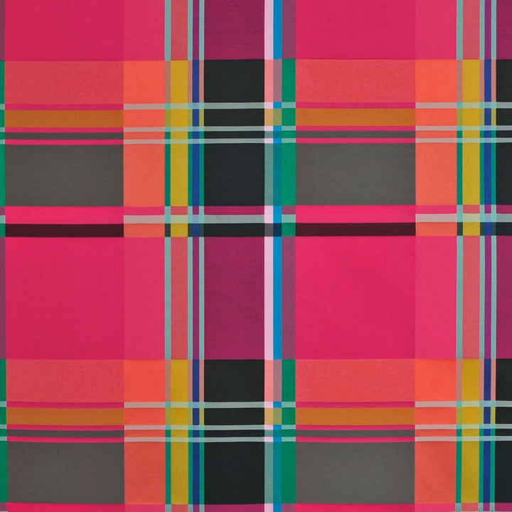 Technicolor Plaid Festivale by RM CoCo Fabric Suitemates 62% Cotton 38% Polyester See Sample 51000 Horizontal: 14.13 and Vertical: 14.25 56 - Fabric Carolina -