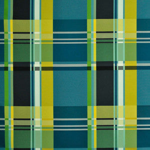 Technicolor Plaid Evergreen by RM CoCo Fabric
